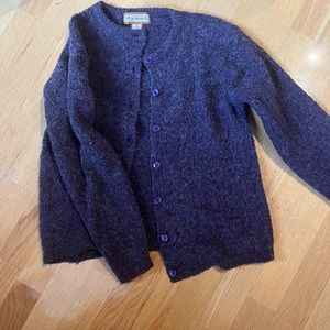 Vintage Purple Sweater size M cottagecore